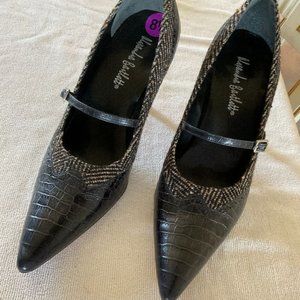 New Alexandra Bartlett Heels, Made in Brazil with Leather Soles - 8-1/2 Medium